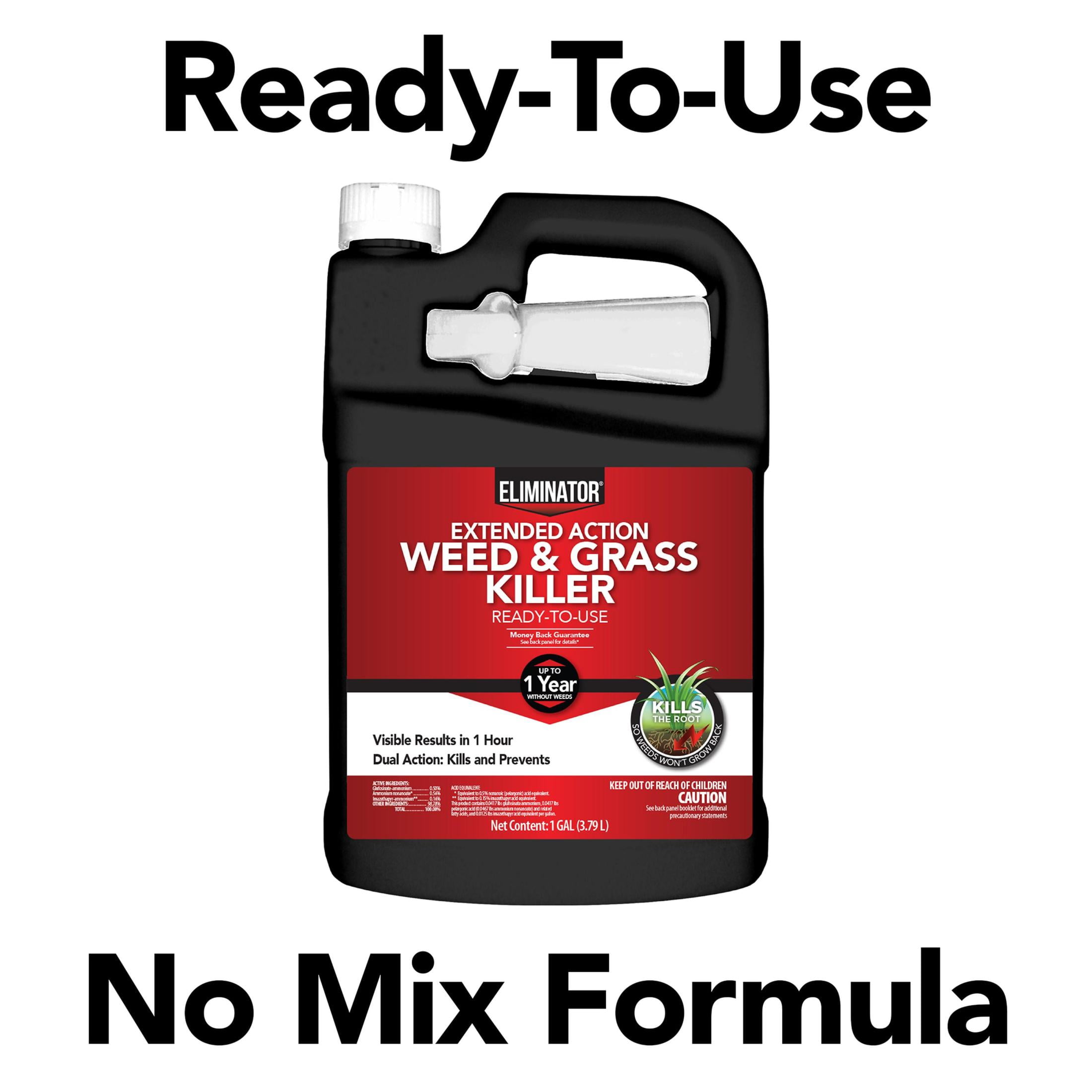 Eliminator Extended Control Weed and Grass Vegetation Killer Herbicide, Ready to Use, 1 Gallon