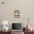 thumbnail image 2 of Art Remedy Retro Travel Photos Canvas, 10" x 15", Gold Frame, Vintage Pastel Pink Cruise, 2 of 7