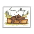 thumbnail image 4 of Stupell Forever & Always Cuddling Bears Wildlife Animals & Insects Painting Gray Framed Art Print Wall Art, 4 of 5