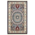 thumbnail image 2 of Rugs.com Rabia Collection Rug – 3' x 5' Navy Blue Low Rug Perfect For Entryways, Kitchens, Breakfast Nooks, Accent Pieces, 2 of 9
