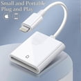 thumbnail image 3 of Apple Lightning To Sd Card Camera Reader Adapter Compatible With Iphone Ipad, 3 of 3