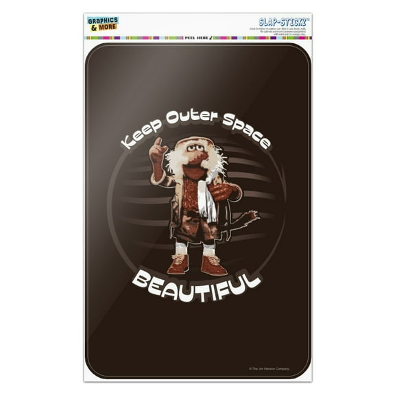 Keep Outer Space Beautiful Fraggle Rock Uncle Traveling Matt Home Business Office Sign