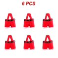 thumbnail image 1 of Bolsa de regalo de Navidad roja de 1 a 10 piezas, soporte de regalo, diseño creativo, pantalones de Papá Noel, bolsa de dulces de boda, Navidad, Año Nuevo, 1 of 4