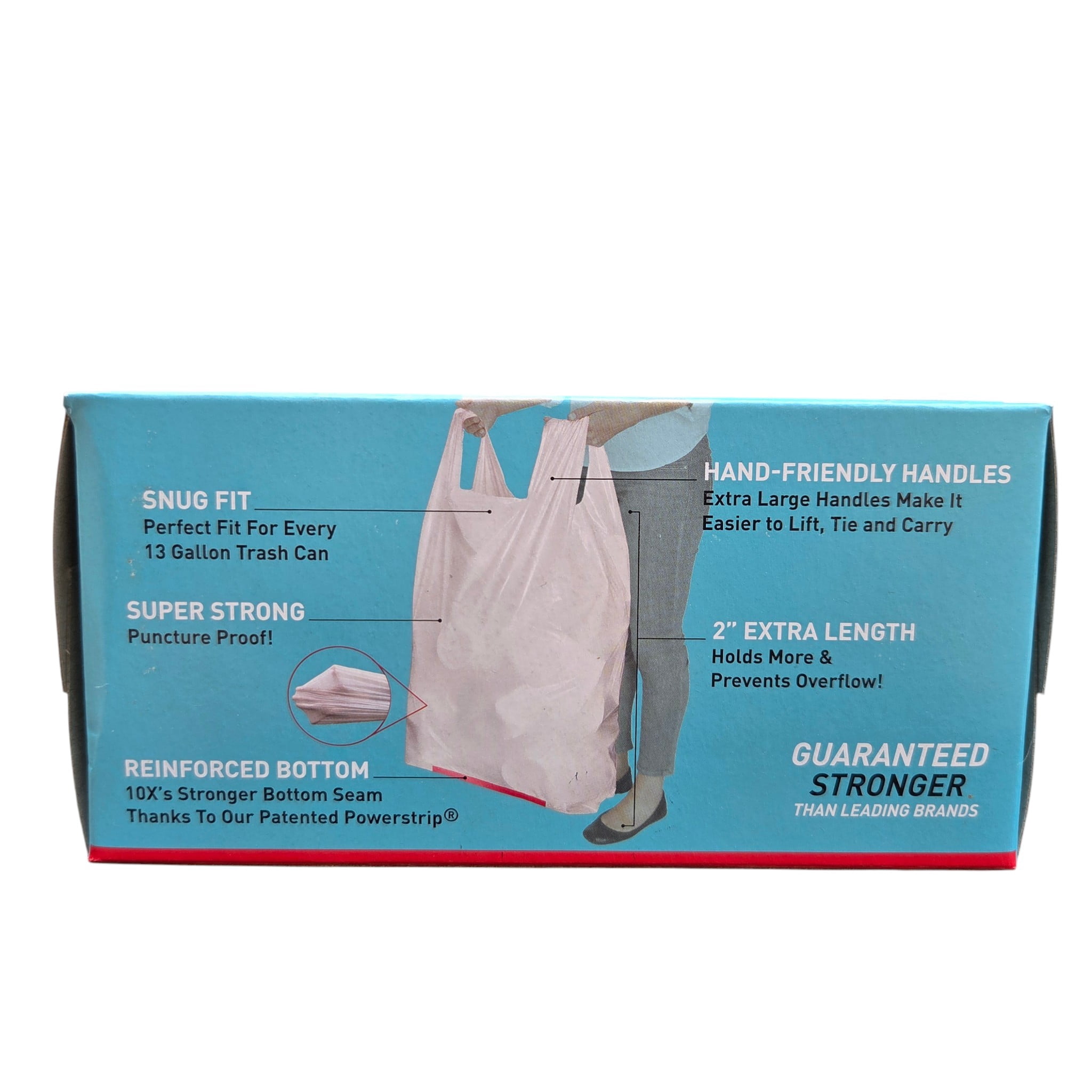 (4 pack) Hippo Sak 13 Gallon Trash Bag 15 count