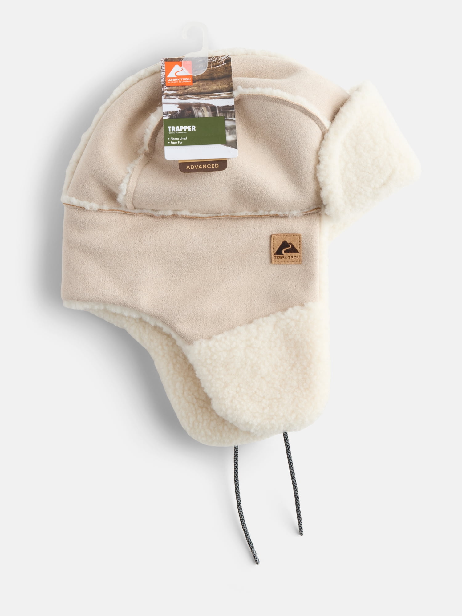Ozark Trail Women's Faux Suede Trapper Hat, Taupe