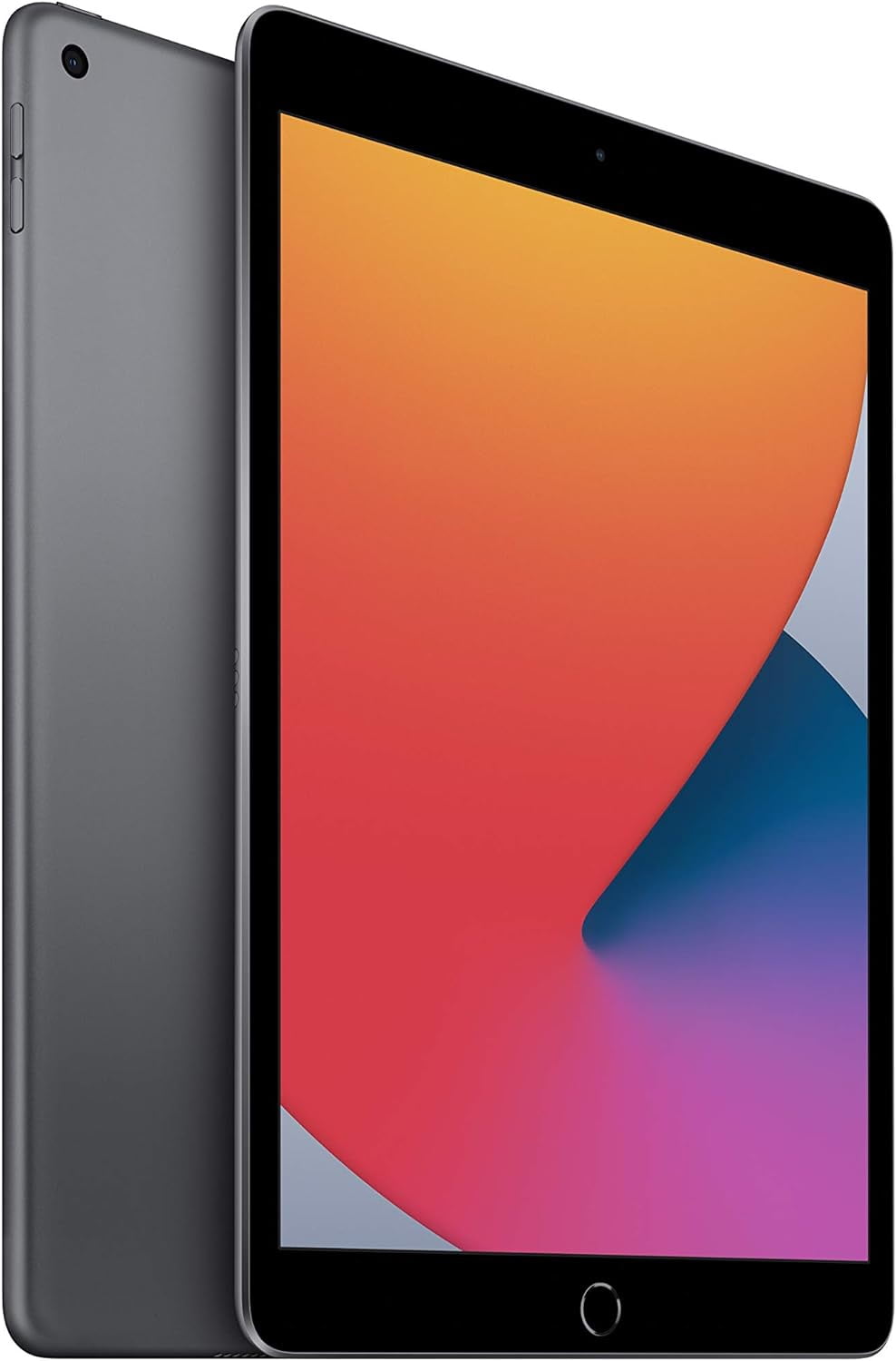 Restored Apple iPad 8 10.2" 32GB Space Gray (Wifi) Kids Bundle: Bluetooth Headphones, Shock Proof Case, & Screen Protector (Refurbished)