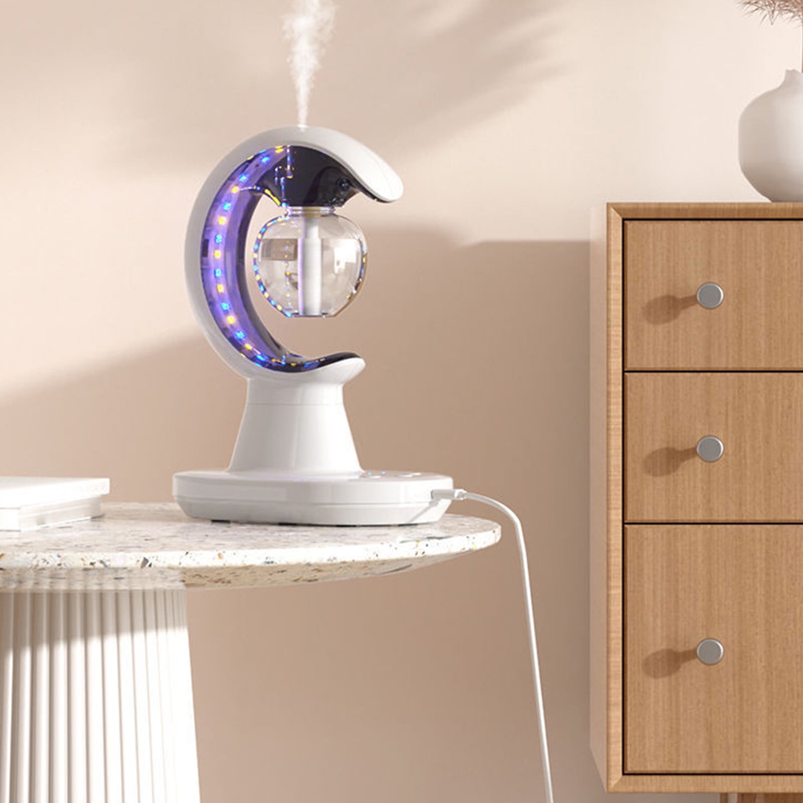 Humidifier Large Room,Tabletop Humidifier with Night Light, Essential Oil Diffuser,for Large Room,Plants,Nursery,Office BPA FREE