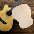 thumbnail image 4 of RUNROTOO 2Set Gourd Type Wood Guitar Pannel Khaki For Build Your Own Guitar Kit Luthier Workshops, 4 of 8