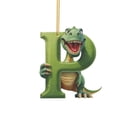 thumbnail image 4 of Christmas Dinosaur Acrylic Alphabet Ornaments Decorative Hanging Letters For Festive Tree Craft And, 4 of 6