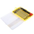 thumbnail image 1 of Juego surtido de destornilladores resistencia al impacto cómodo agarre ranura kit de destornilladores para guitarra estrella con caja para reparación de instrumentos ANGGREK Otros, 1 of 8