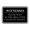 Black, variant on Signs ByLITA Classic Framed Witnesses, Please Wait in This Area Until Called to Testify Door or Wall Sign Durable ABS Plastic | Laser Engraved | Easy Installation | Courtroom Sign (Blue) - Small