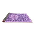 thumbnail image 2 of Ahgly Company Indoor Square Medallion Purple Traditional Area Rugs, 8' Square, 2 of 4