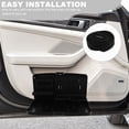thumbnail image 2 of HONMEET Foldable Black Car Backseat Tray Table with Phone Holder Portable Seat Back Organizer for Travel and Kids, 2 of 6