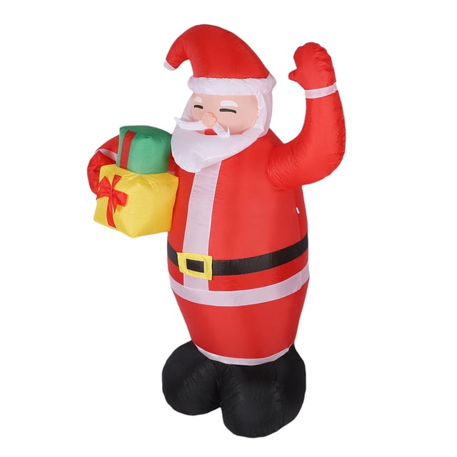1,8 M Padre Inflable Navidad, Luces LED Brillantes, Una Prueba De Agua IP44, Con Un Poderoso Soplador, Parques, Zoológicos, Eventos Al Aire Libre, Clubes