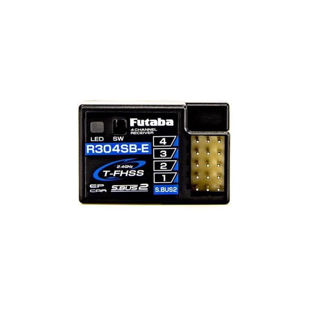 Futaba FUT01102180-3 R304SB-E 2.4GHz T-FHSS 4-Channel Telemetry Micro