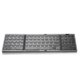 thumbnail image 4 of Teclado Bluetooth plegable, teclado inalámbrico plegable con teclado numérico, tableta con teclado recargable y multidispositivo (gris), 4 of 5