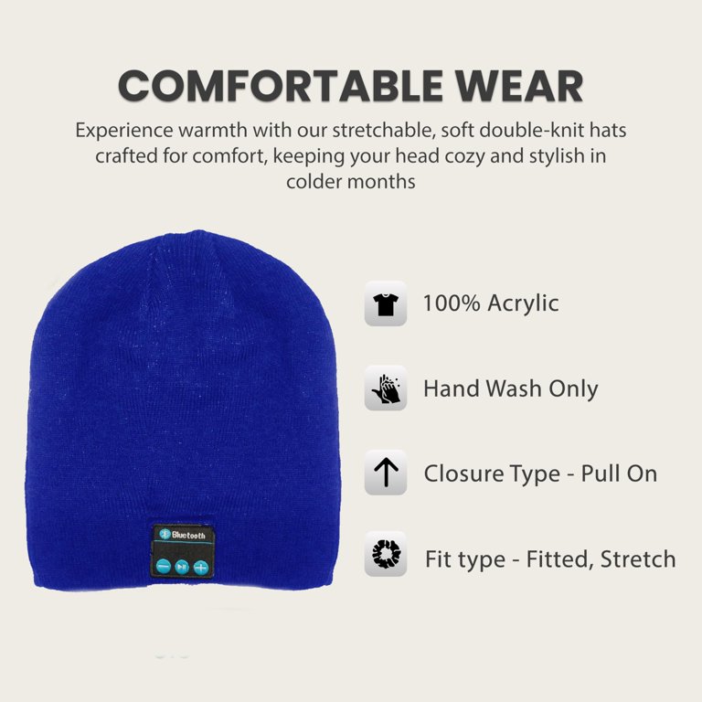 bluetooth beanie with wireless hands free easy connect  display picture 1