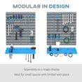 thumbnail image 4 of Pegboard Perfection : Solution de Rangement Murale 54 Pcs avec Crochets Bleus pour une Efficacité Organisée, 4 of 6