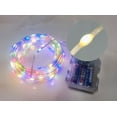 thumbnail image 2 of Hongchun 1 set Fairy String Lights battery Powered:10m 100LEDs Christmas Lights with Remote Control, Rope Lights for Indoor Outdoor Xmas Tree Decoration, 2 of 5