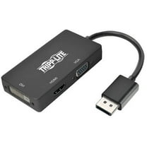 Tripp Lite DisplayPort 1.2 to VGA/DVI/HDMI All-in-One Converter Adapter, 4K x 2K HDMI @ 60 Hz