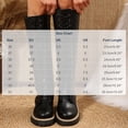 thumbnail image 3 of Women Leather Knee High Combat Boots, Round Toe Front Lace Up Side Zipper Lug Sole Tall Boots, Chunky Boots, 3 of 7