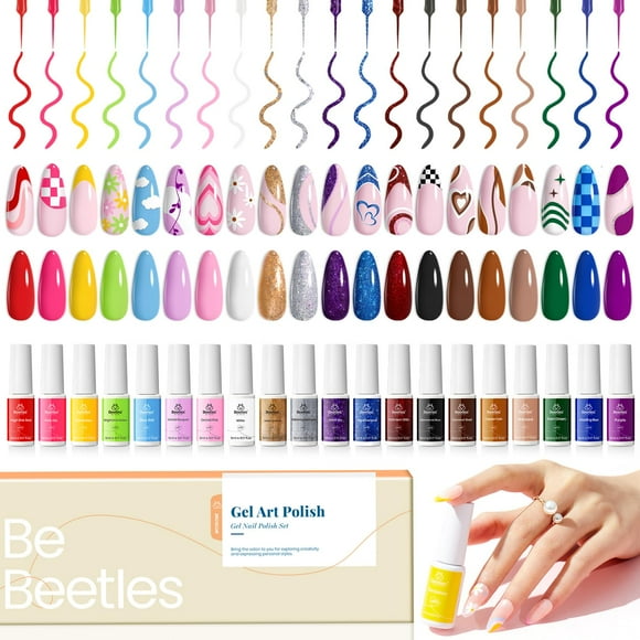 Set de esmaltes de uñas Nail Art Gel Liner Beetles