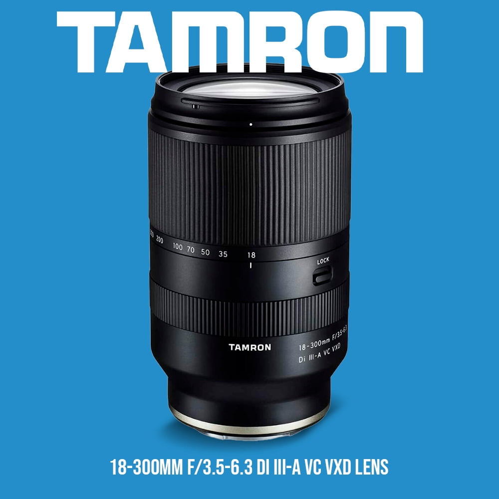Tamron 18-300mm F/3.5-6.3 Di III-A VC VXD Lens (E-Mount) with