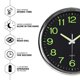 thumbnail image 5 of Reloj de pared de plástico luminoso de 12 pulgadas y 30cm, reloj de cuarzo, reloj de pared de salón para dormitorio, 5 of 5