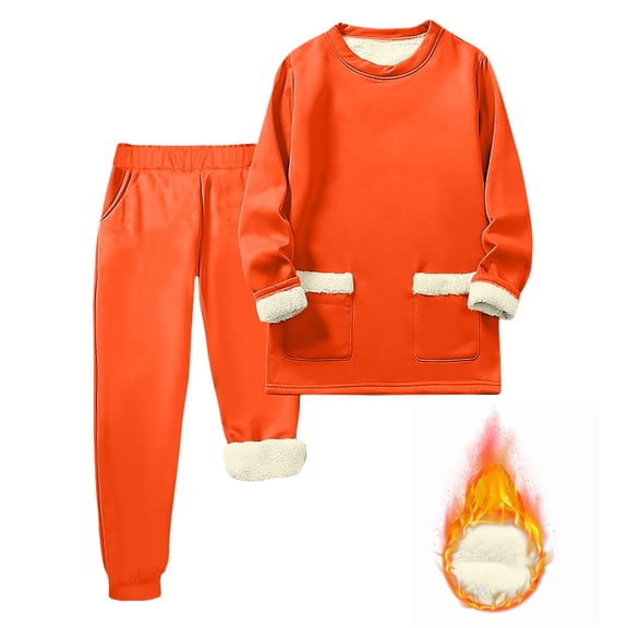 qucoqpe Mens Fleece Lined Sweatsuits Sweatshirts and Joggers Fall Winter 2 Piece Outfits Thermal Warm Lounge Sets Tracksuits