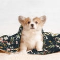 thumbnail image 4 of Pofeuu Watercolor Floral Print Puppy Blanket,Dog Blankets,Pet Blanket Cozy Cat Blankets for Indoor Cats, Fuzzy Pet Blanket for Kitten Doggy Dog Blankets-Small, 4 of 8