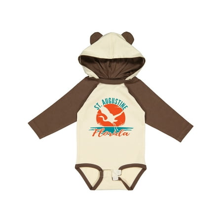 

Inktastic St Augustine Florida Vacation Trip Gift Baby Boy or Baby Girl Long Sleeve Bodysuit