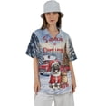 thumbnail image 4 of Santa is Coming Pug Merry Christmas Xmas Noel Truck Tree Hawaiian Shirt Breathable Summer Unisex Merch Dog Lover Gifts - 02023, 4 of 6