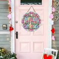 thumbnail image 4 of Decoración Hello Spring Decoración Para Colgar En Puertas De Madera Hello Spring Ambiente Festivo Primaveral Decoración Para El Hogar Decoración Para Colgar En Puertas, 4 of 6
