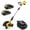 yellow, variant on TEQIN Cordless Lawn Edger,20v Battery Powered Edger Lawn Tool For Lawns With 9-Inch Blade & Dual Wheels,3500rpm Electric Lawn Edger With 3 Depth Settings For Driveway,Sidewalk
