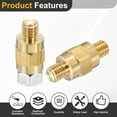 thumbnail image 4 of Uxcell 3/8 Inch Battery Terminal Charging Posts Battery Terminal Connector Post Adapter 3/8-16UNC Inch Thread Stud 4 Pack, 4 of 5