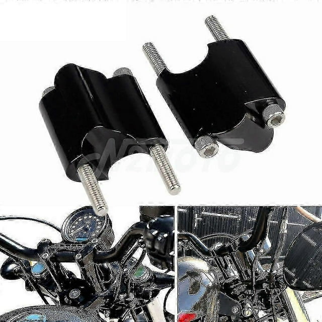 For Harley Sportster Xl1200x Xl 1200 48 Cnc Aluminum 2 Rise Handlebar Riser 1 Bar Heighten Block Extension Kit 2010-2022