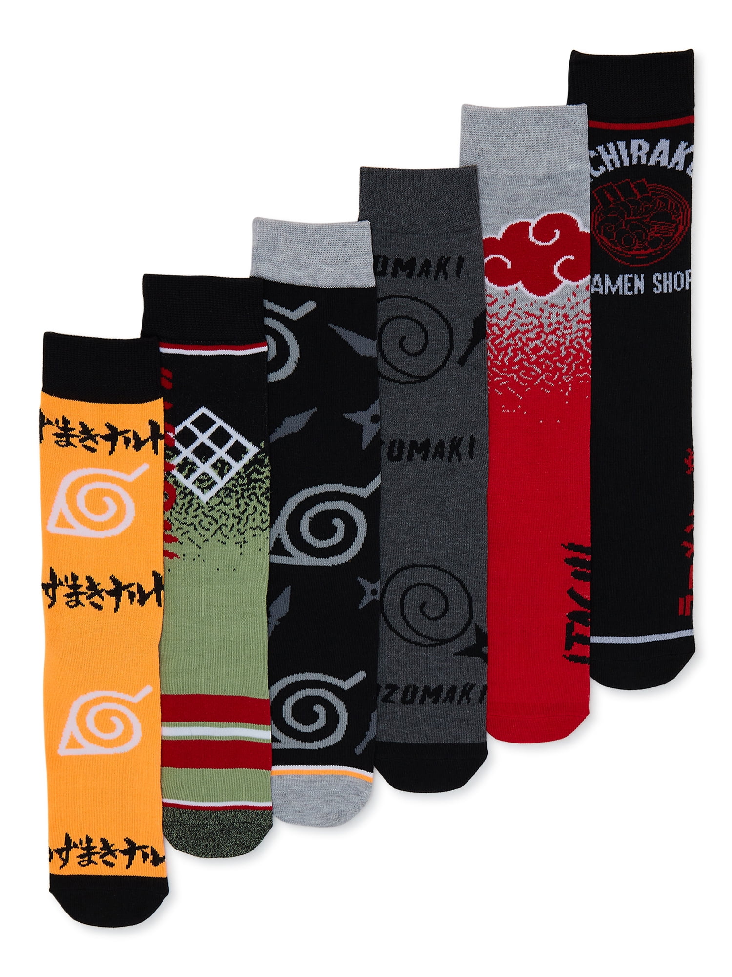 Men's Naruto Shippuden Socks & Underwear Combo Pack, Sizes S-2XL