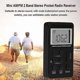 thumbnail image 4 of Pocket Radio FM & AM Radio USB Charging, Black, 4 of 4