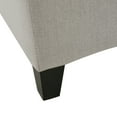 thumbnail image 4 of Noble House Wester field Light Grey Fabric Storage Ottoman, 4 of 9