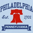 thumbnail image 2 of CafePress - Philadelphia PA Infant Bodysuit - Baby Light Bodysuit, Size Newborn - 24 Months, 2 of 4