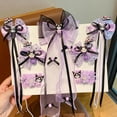 thumbnail image 2 of Anime Kuromi Hair Bow Clip Cartoon Bow Knot Barrette Hair clips Accessories for Women Girls, 2 of 7