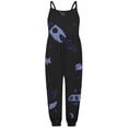 thumbnail image 2 of Baby Rompers Girl Girls Fun Print Sleeveless Romper Jumpsuits Girls Jumpsuit Black 2-3 Years, 2 of 4