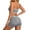 Grey, variant on Womens Seamless Two Piece Workout Sets Wicking Quick-Dry Gym Sets Tummy Control Biker Shorts for Athletic