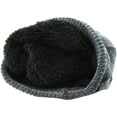 thumbnail image 6 of Thick Diamond Knit Slouch Beanie Sherpa Fleece Lined, 6 of 6