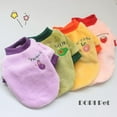 thumbnail image 4 of DOPI Puppy Dog Clothes Winter Sweater Warm, Flannel Velvet Pet Cat Cute Fruit Fleece Teddy Bichon Pomeranian Small Dog, Ideal Gift for Pet on Christmas (Medium, Strawberry), 4 of 8