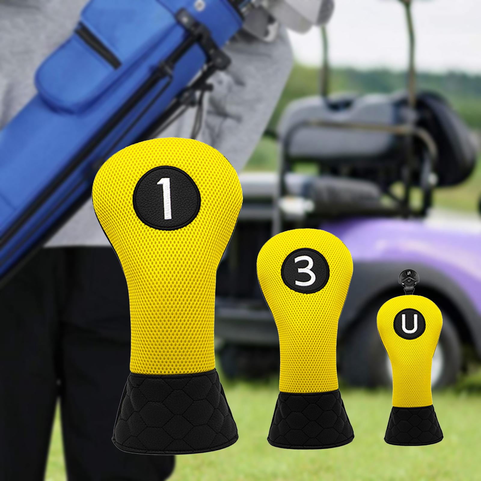 DimyFew Golf Wood Headcovers Golf Wood Head Covers Golf Driver Headcover Golf Club Head 1 3 U