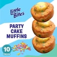 thumbnail image 5 of Little Bites Party Cake Muffins, 10 packs, Cake and Sprinkles Mini Muffins, 15 oz Multipack, 5 of 6