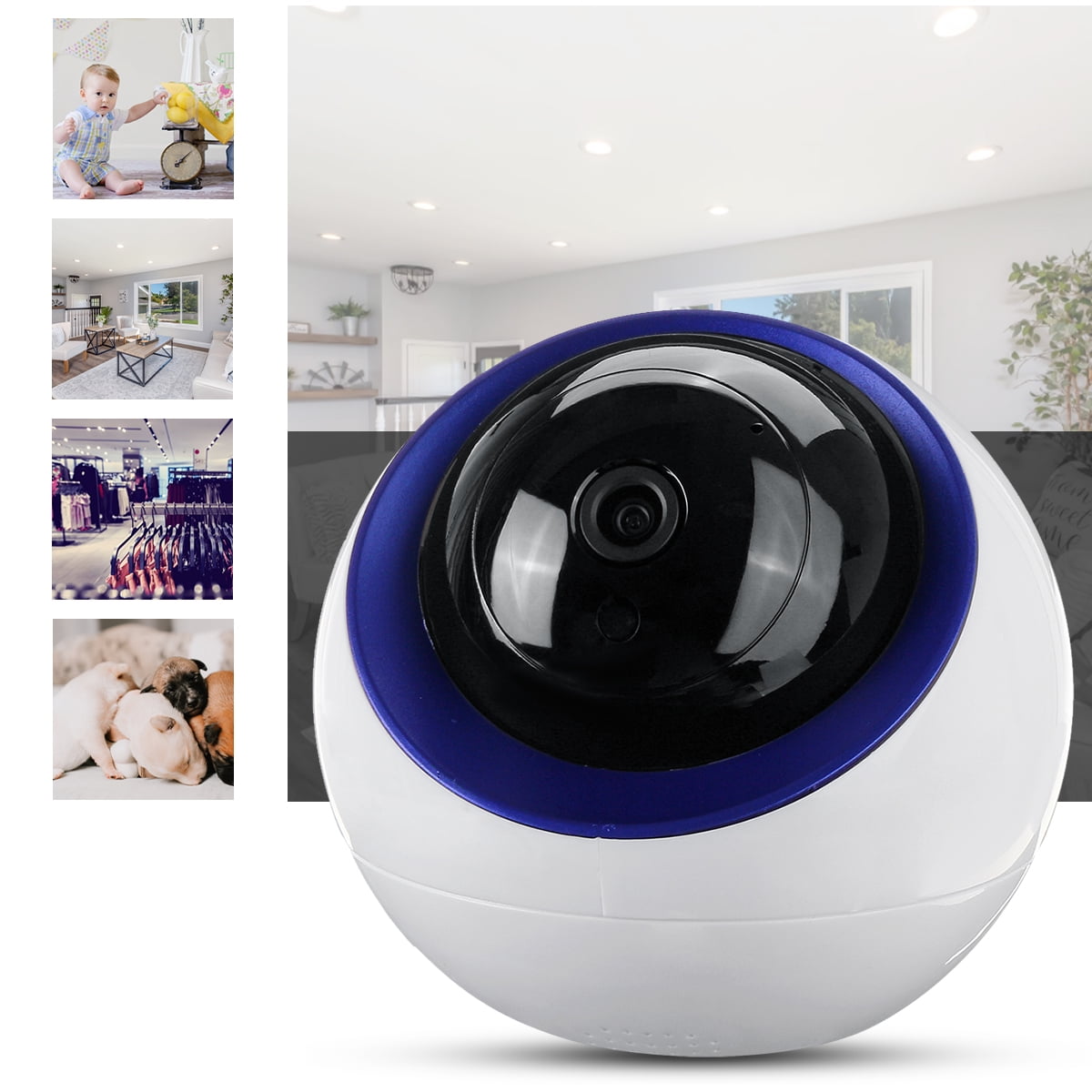 IP Wireless Dome Security Camera 1080p Full HD WiFi Indoor Home
