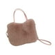 thumbnail image 2 of Bolso de hombro de felpa con correa para hombro, bolso de invierno y moderno, con asa superior Rosa, 2 of 7