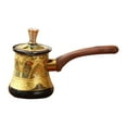 thumbnail image 2 of Luzkey Turkish Coffee Pot Chocolate Butter Milk Cup W Anti Overflow Spout Turkish Coffee Maker Saucepan for Milk for Kitchen Camping 55ml, 2 of 8
